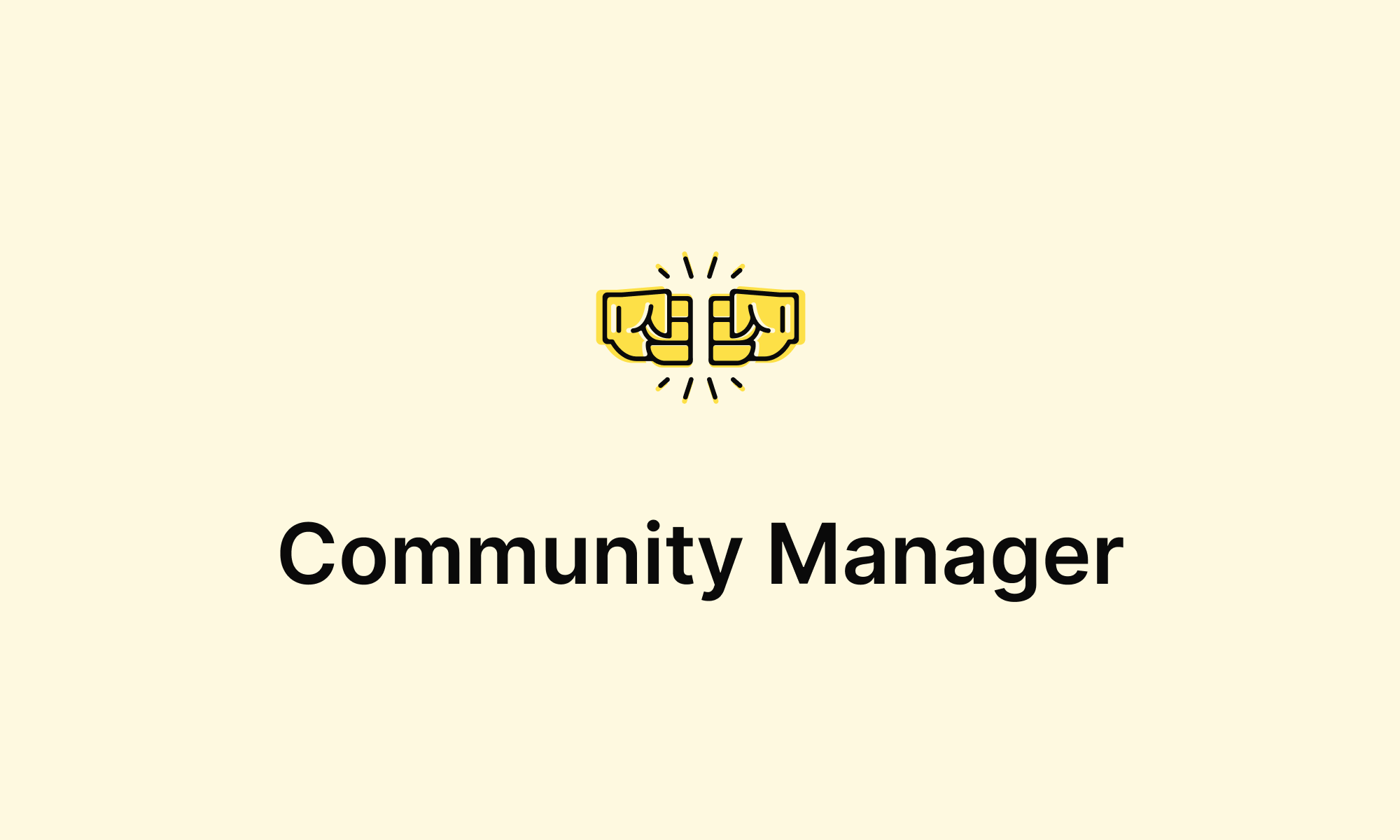 Meet the Experts: Community Manager